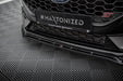 Maxton Design Front Splitter V.4 + Flaps Ford Fiesta ST Mk8 Facelift