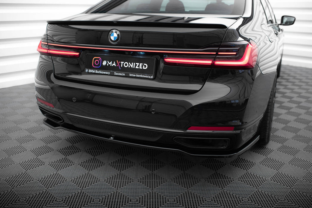 Maxton Design Rear Splitter BMW 7 G11 Facelift