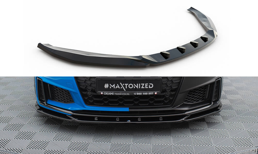 Maxton Design Front Splitter V.2 Audi TT S 8S Facelift