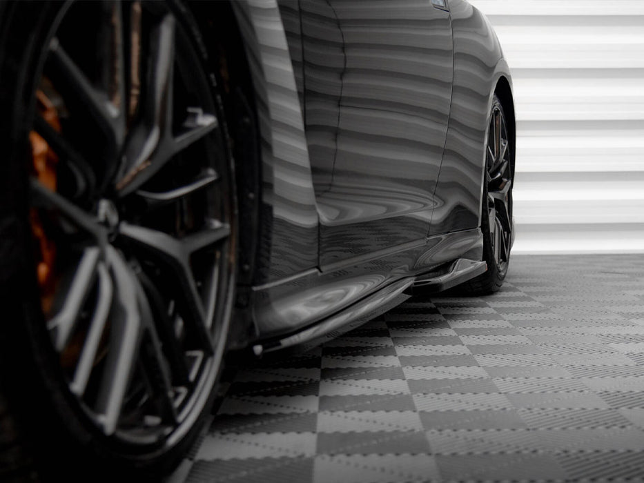Maxton Design Side Skirts Diffusers for Nissan GTR R35 Facelift