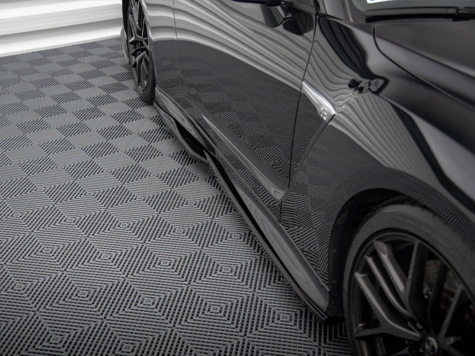Maxton Design Side Skirts Diffusers for Nissan GTR R35 Facelift