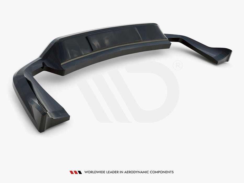 Maxton Design Rear Splitter (with vertical bars) Porsche Cayenne Mk2 Facelift