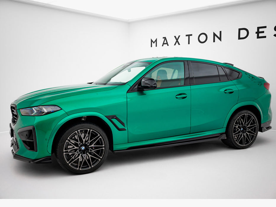 Maxton Design Side Skirts Diffusers BMW X6 M F96 Facelift
