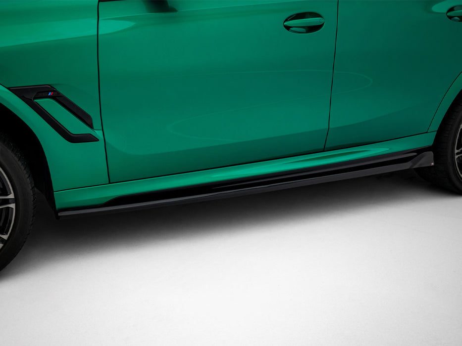Maxton Design Side Skirts Diffusers BMW X6 M F96 Facelift
