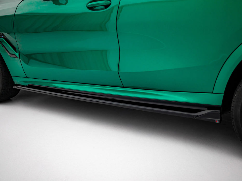 Maxton Design Side Skirts Diffusers BMW X6 M F96 Facelift