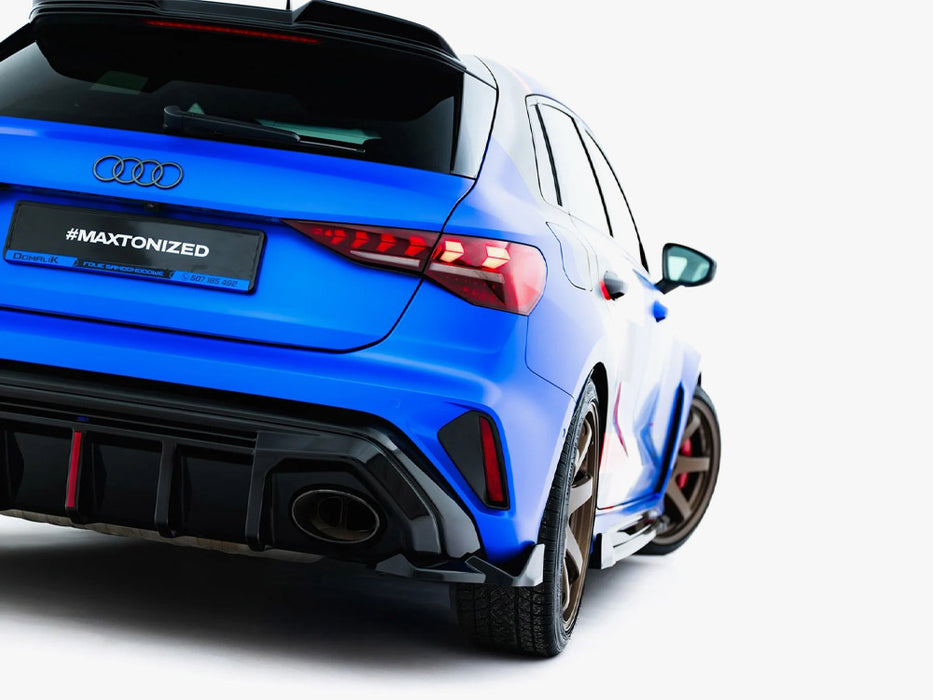 Rear Side Splitters V.2 Audi RS3 Sportback 8Y Facelift