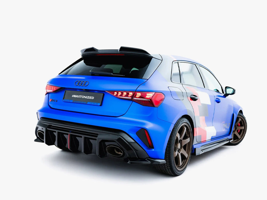 Rear Side Splitters V.1 Audi RS3 Sportback 8Y Facelift