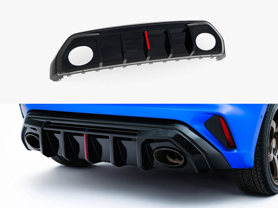 Rear Valance Audi RS3 8Y Sportback 8Y Facelift (Version with original reflector)