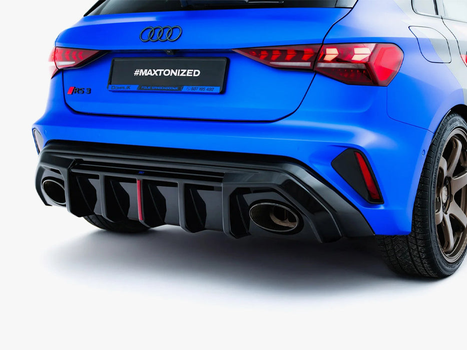 Rear Valance Audi RS3 8Y Sportback 8Y Facelift (Version with original reflector)