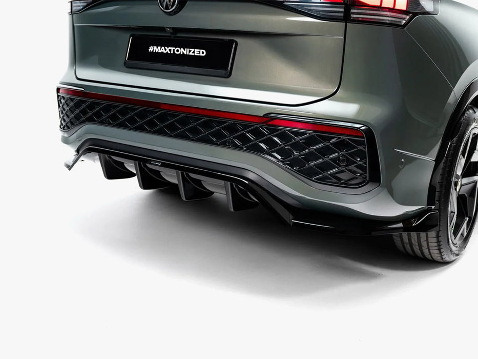 Maxton Design Rear Splitter (Vertical Bars) Volkswagen Tayron R-Line Mk1