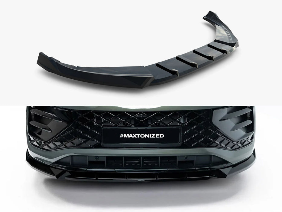 Maxton Design Front Splitter V.2 Volkswagen Tayron R-Line Mk1