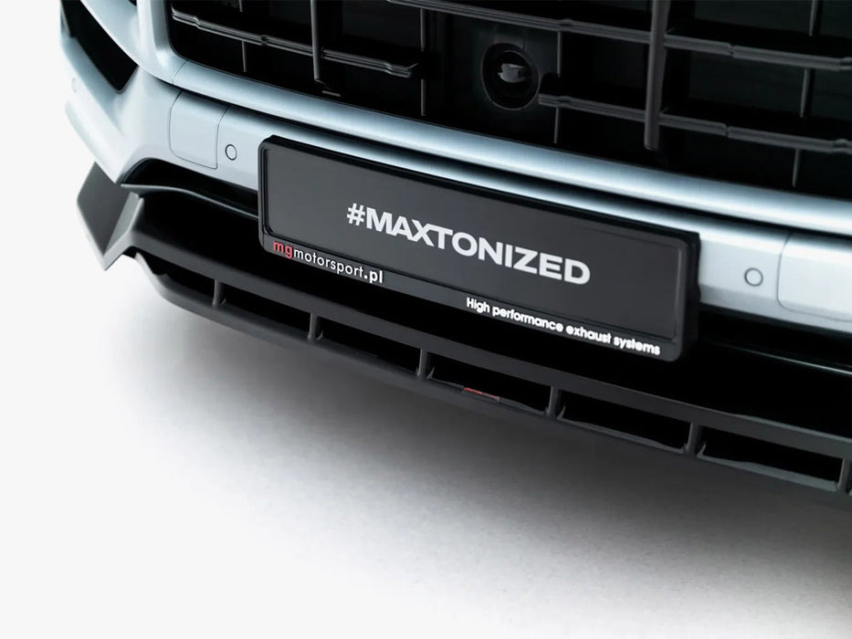 Maxton Design Front Splitter Porsche Cayenne GTS / Turbo Sport Pack / Turbo E-Hybrid GT Pack Coupe Mk3 Facelift