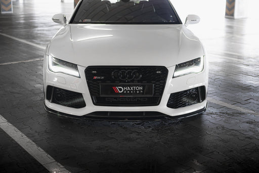 Maxton Design Front Splitter V.3 Audi RS7 C7 Facelift