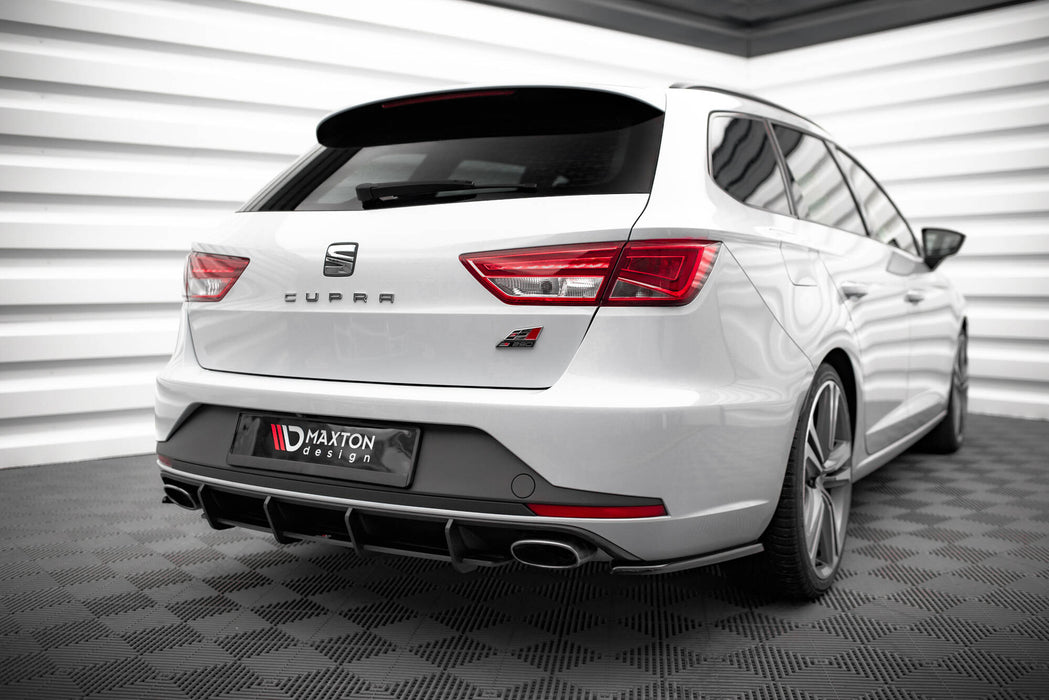 Maxton Design Rear Side Splitters V.1 Seat Leon Cupra Sportstourer Mk3