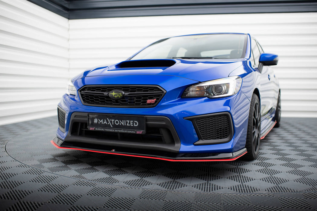 Maxton Design Front Splitter V.2 Subaru WRX STI Mk1 Facelift