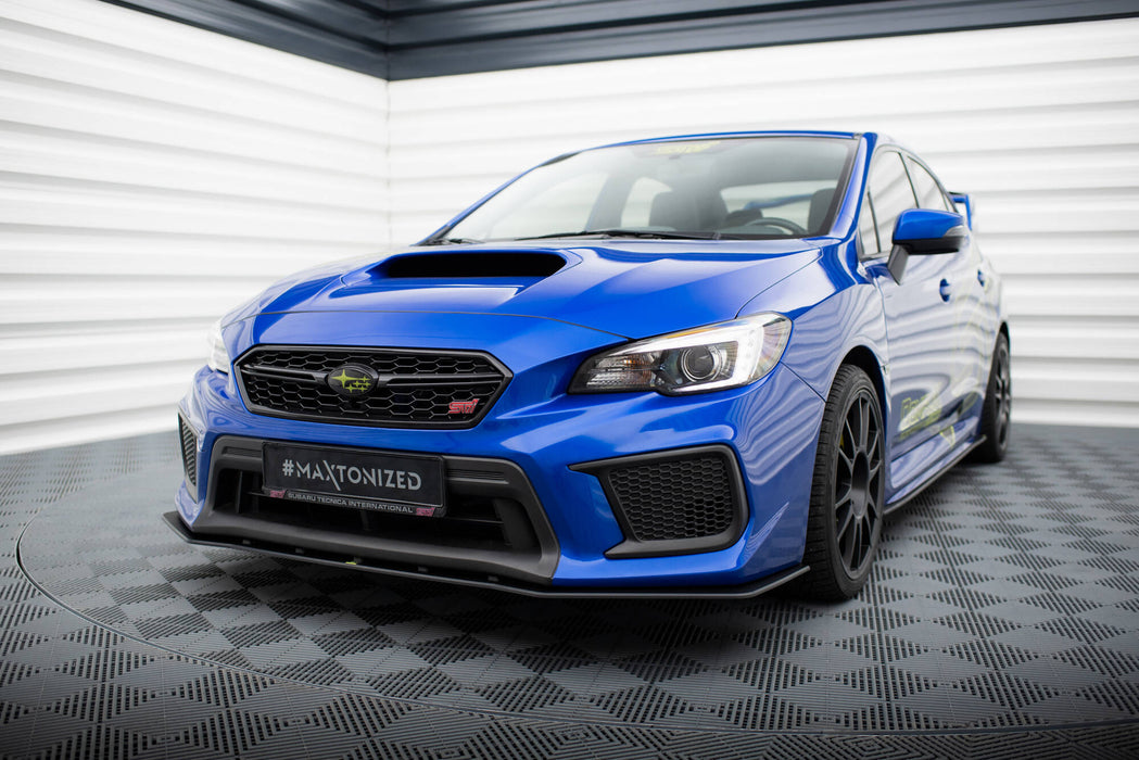 Maxton Design Street Pro Front Splitter Subaru WRX STI Mk1 Facelift