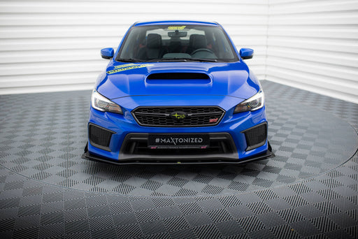 Maxton Design Street Pro Front Splitter + Flaps Subaru WRX STI Mk1 Facelift