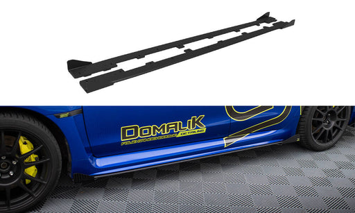 Maxton Design Street Pro Side Skirts Diffusers + Flaps Subaru WRX STI Mk1