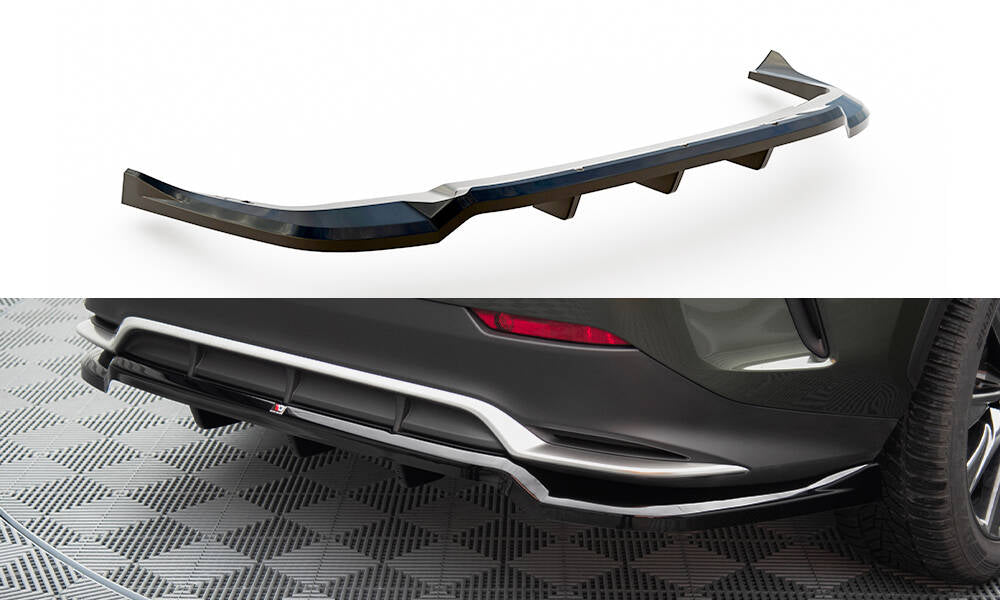 Maxton Design Rear Splitter (with vertical bars) Lexus NX F-Sport Mk2