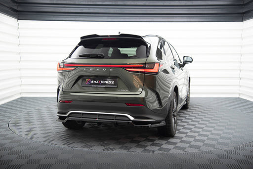 Maxton Design Rear Splitter (with vertical bars) Lexus NX F-Sport Mk2