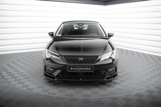 Maxton Design Front Splitter V.2 Seat Leon Mk3 Facelift