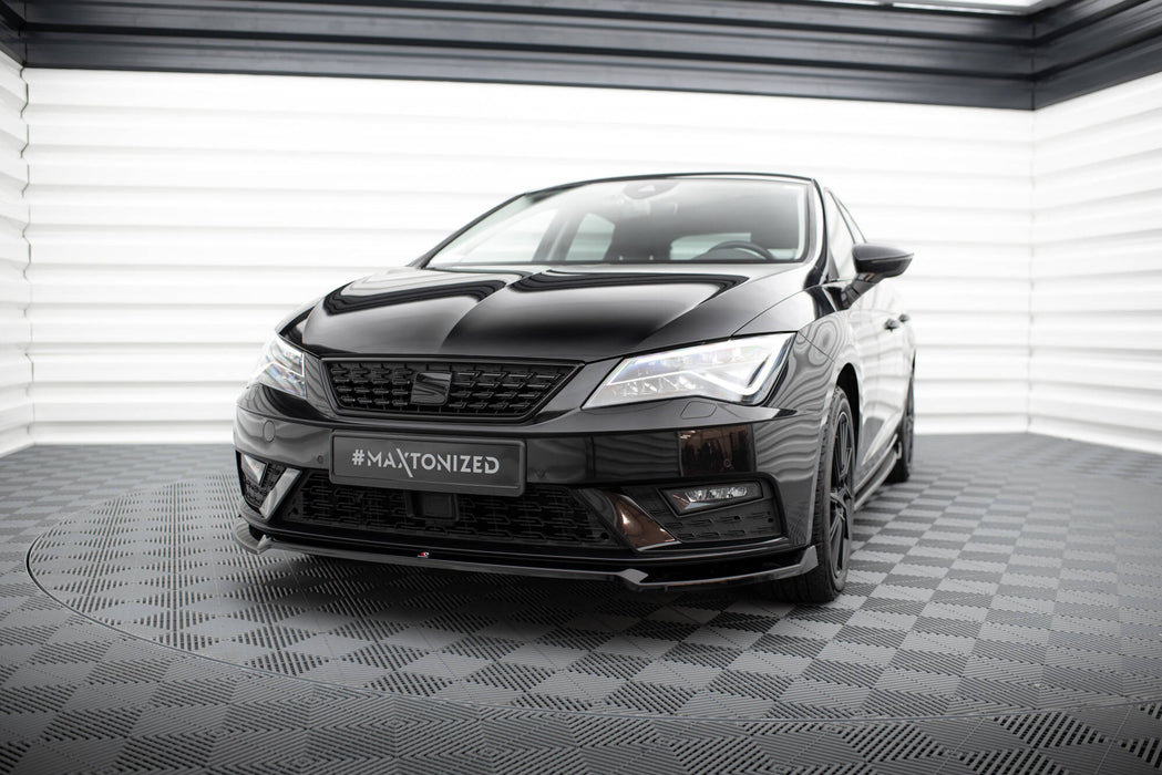 Maxton Design Front Splitter V.2 Seat Leon Mk3 Facelift