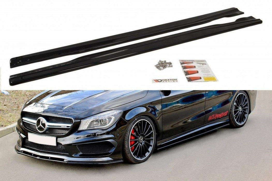 Maxton Design SIDE SKIRTS DIFFUSERS MERCEDES CLA 45 AMG C117/A45 AMG W176 (PREFACE)