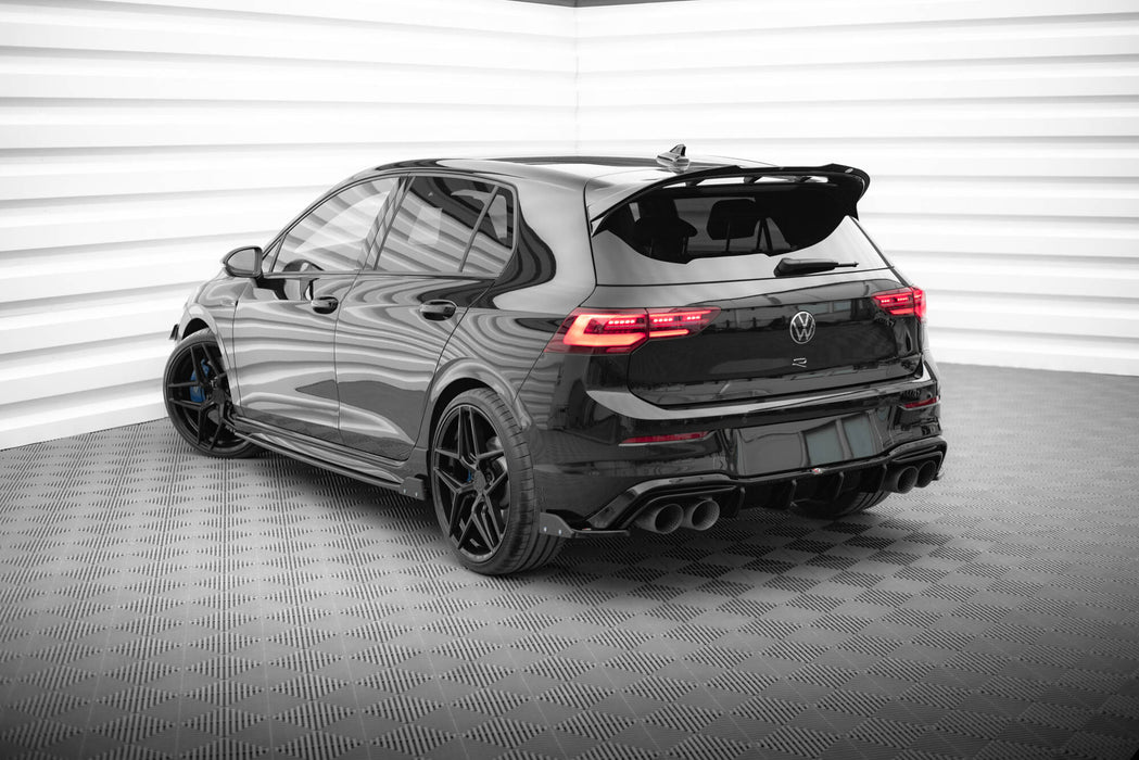 Maxton Design Rear Side Splitters V.6 + Flaps Volkswagen Golf R Mk8