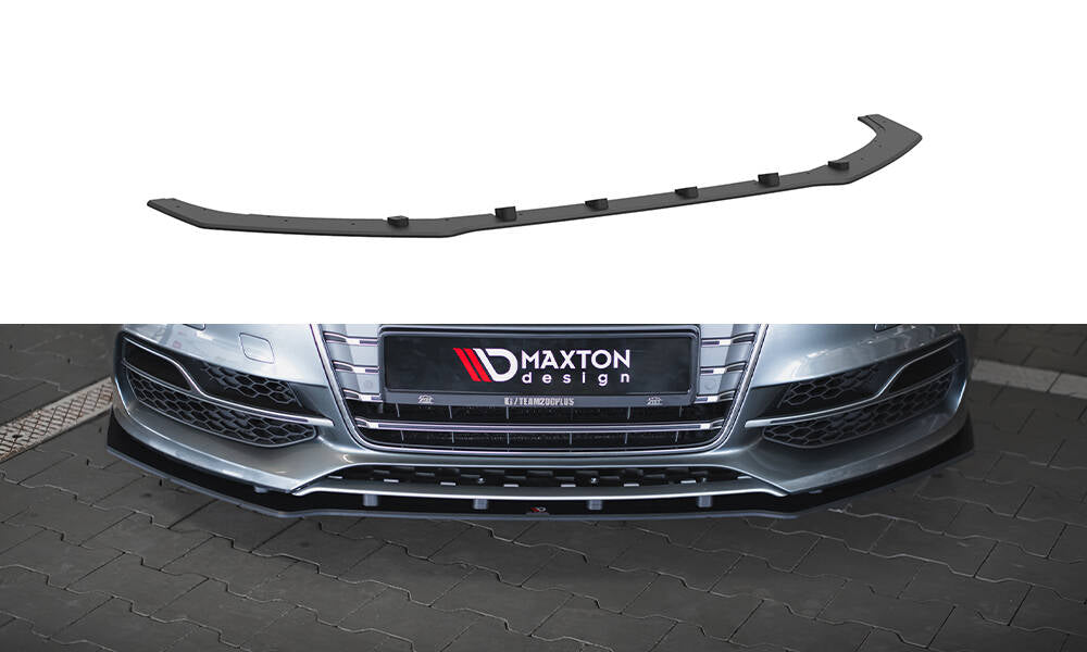 Maxton Design Street Pro Front Splitter Audi S3 / A3 S-Line Sedan 8V