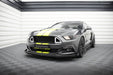 Maxton Design Street Pro Front Splitter + Flaps Ford Mustang GT Mk6