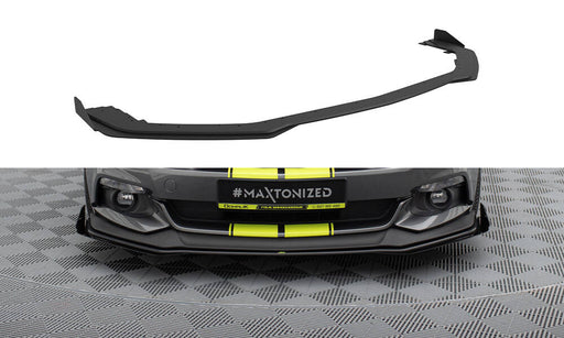 Maxton Design Street Pro Front Splitter + Flaps Ford Mustang GT Mk6