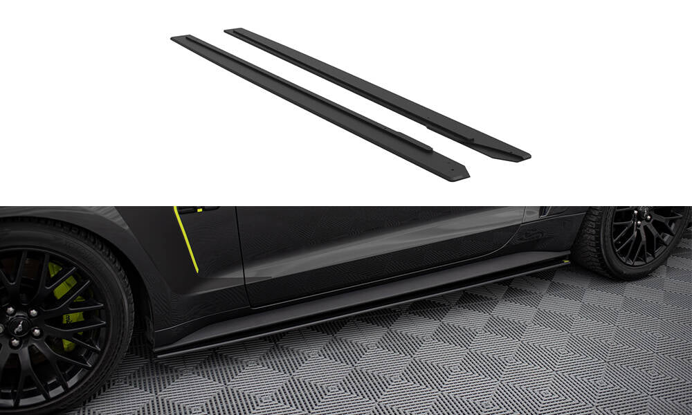 Maxton Design Street Pro Side Skirts Diffusers Ford Mustang GT Mk6