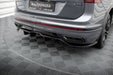 Maxton Design Rear Splitter (with vertical bars) Volkswagen Tiguan Allspace R-Line Mk2 Facelift