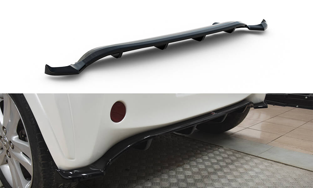 Maxton Design Rear Splitter (with vertical bars) Toyota IQ