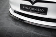 Maxton Design Front Splitter V.2 Tesla Model S Plaid Mk1 Facelift