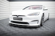 Maxton Design Front Splitter V.3 Tesla Model S Plaid Mk1 Facelift