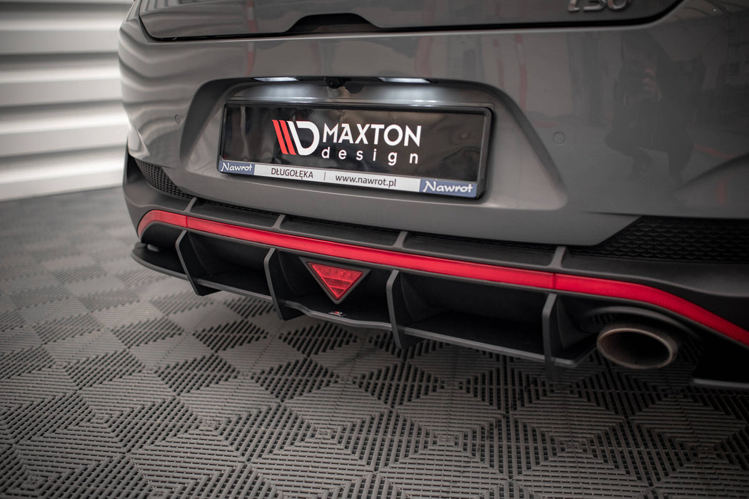 Maxton Design Street Pro Rear Side Splitters + Flaps Hyundai I30 Fastback N-Line Mk3 Facelift