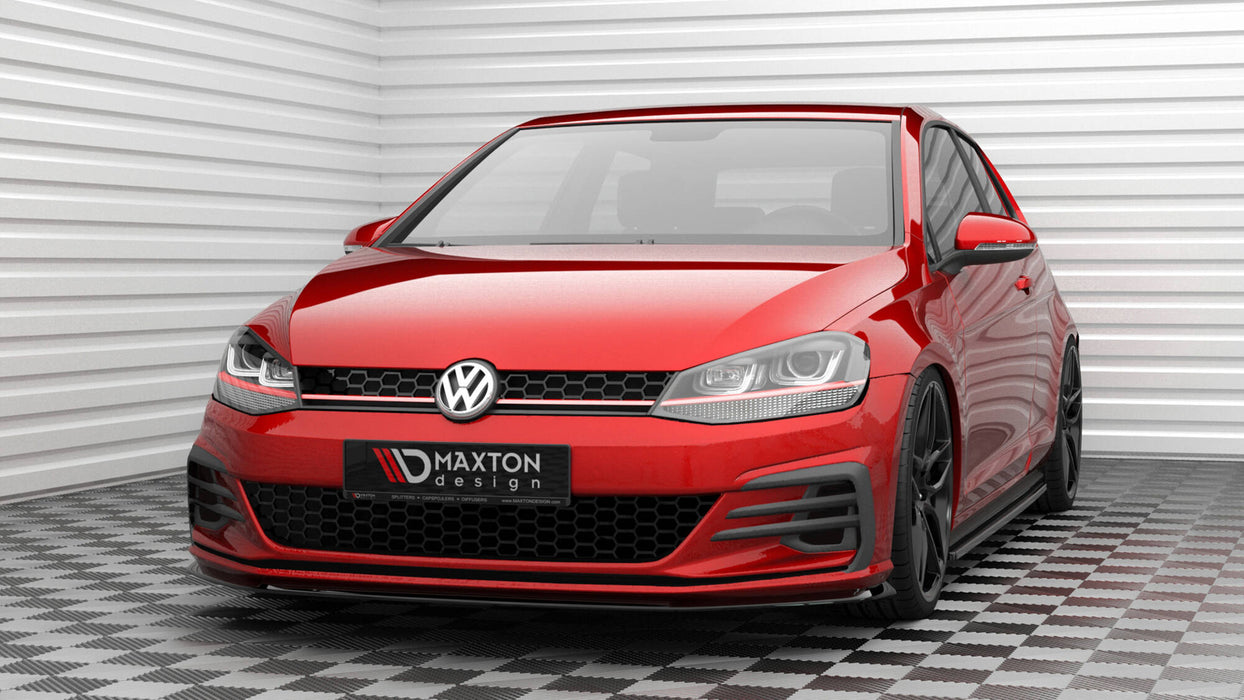 Maxton Design Front Splitter V.3 Volkswagen Golf GTI Mk7 Facelift