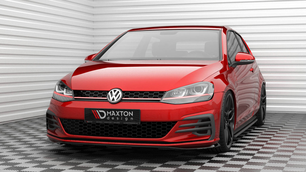 Maxton Design Front Splitter V.4 Volkswagen Golf GTI Mk7 Facelift