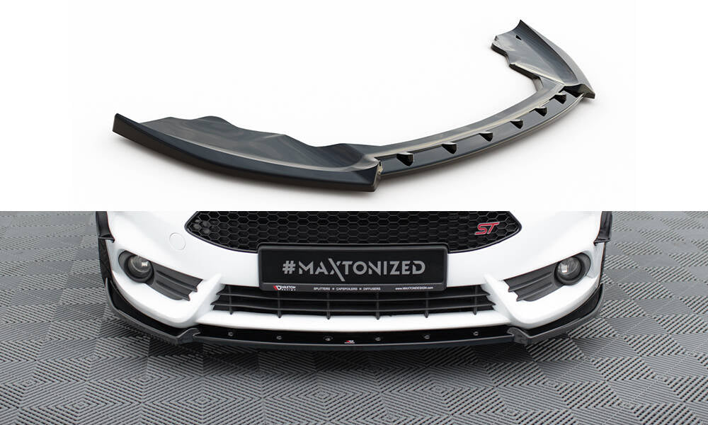 Maxton Design Front Splitter V.4 Ford Fiesta ST Mk7 Facelift