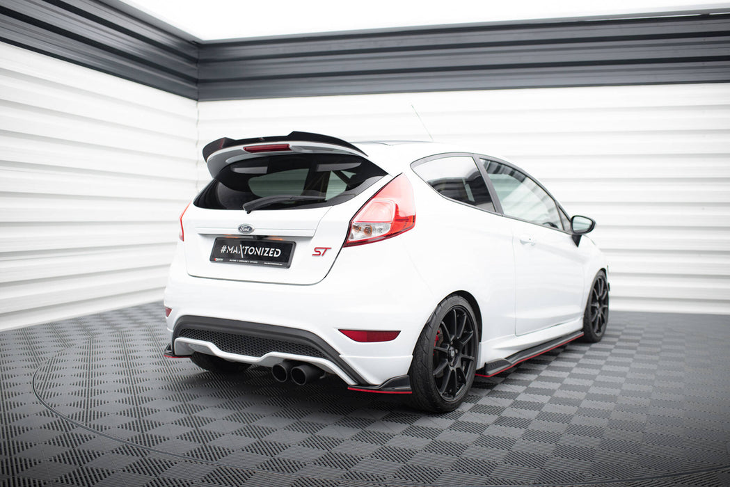 Maxton Design Rear Side Splitters V.2 Ford Fiesta ST Mk7 Facelift