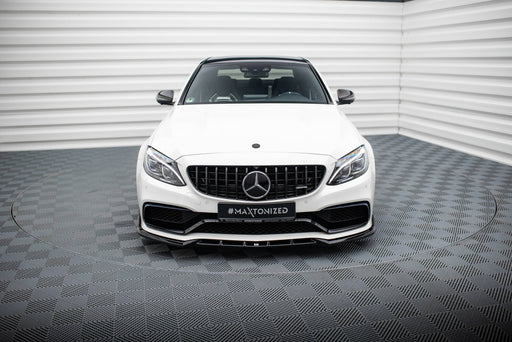 Maxton Design Front Splitter V.2 Mercedes-AMG C63 Sedan / Estate W205 / S205