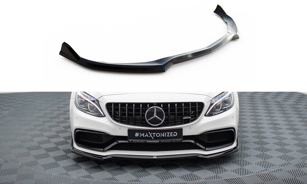 Maxton Design Front Splitter V.3 Mercedes-AMG C63 Sedan / Estate W205 / S205