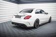 Maxton Design Rear Splitter (with vertical bars) Mercedes-AMG C63 Sedan / Estate W205 / S205