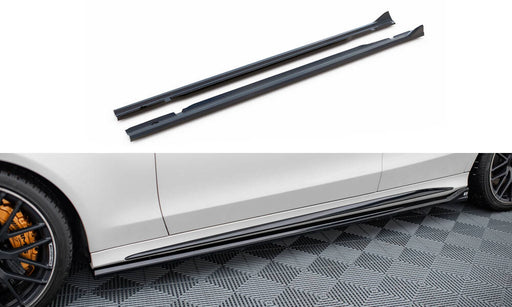 Maxton Design Side Skirts Diffusers V.2 Mercedes-AMG C63 Sedan / Estate W205 / S205