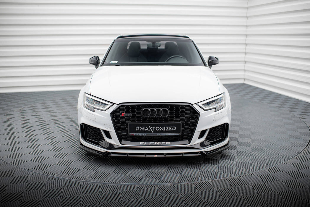 Maxton Design Front Splitter V.3 Audi RS3 Sedan 8V Facelift