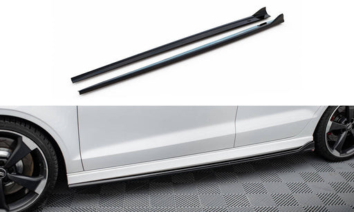 Maxton Design Side Skirts Diffusers V.3 Audi RS3 Sedan 8V Facelift