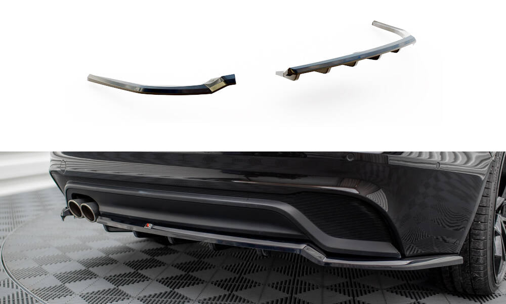 Maxton Design Rear Splitter (with vertical bars) Jaguar XE X760 Facelift