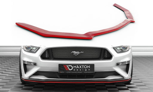 Maxton Design Front Splitter V.2 Ford Mustang Mk6 Facelift