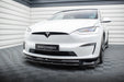 Maxton Design Front Splitter V.1 Tesla Model X Mk1 Facelift